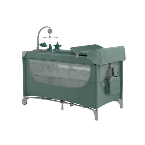 KIKKA BOO ΠΑΡΚΟΚΡΕΒΑΤΟ 2 ΕΠΙΠΕΔΩΝ NIGHTY NIGHT MINT 31003010155