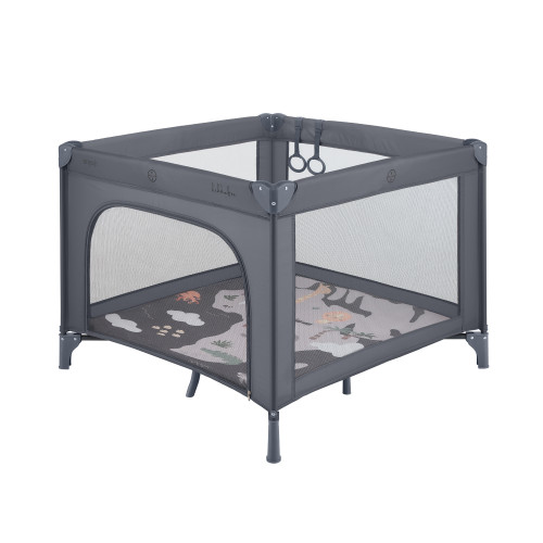 KIKKA BOO ΠΑΡΚΟΚΡΕΒΑΤΟ 1 ΕΠΙΠΕΔΟΥ ENJOY NORTH AMERICA GREY 31003030018