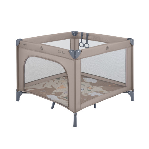 KIKKA BOO ΠΑΡΚΟΚΡΕΒΑΤΟ 1 ΕΠΙΠΕΔΟΥ ENJOY NORTH AMERICA BEIGE 31003030019