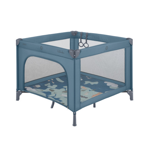 KIKKA BOO ΠΑΡΚΟΚΡΕΒΑΤΟ 1 ΕΠΙΠΕΔΟΥ ENJOY NORTH AMERICA BLUE 31003030020