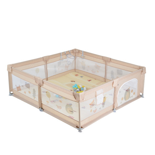 MONI ΠΑΡΚΟ ΜΕ ΣΤΡΩΜΑ ΠΑΙΧΝΙΔΙΟΥ 150/200CM BEIGE 3801005210558