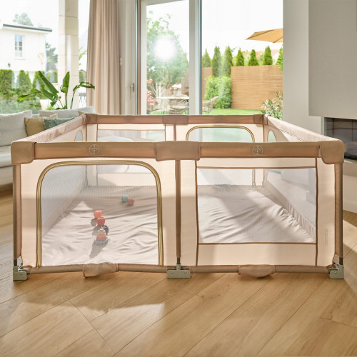 Lionelo Florence Easy Fold Πάρκο 150X180cm Beige Sand 5903771724296