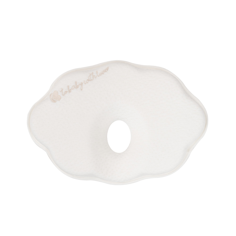 Η φωτογραφία δείχνει KIKKA BOO ΕΡΓΟΝΟΜΙΚΟ ΜΑΞΙΛΑΡΙ MEMORY FOAM CLOUD AIRKNIT WHITE.