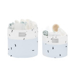 Η φωτογραφία δείχνει KIKKA BOO ΚΑΛΑΘΙΑ ΑΠΟΘΗΚΕΥΣΗΣ ΒΡΕΦΙΚΩΝ ΕΙΔΩΝ ΣΕΤ 2ΤΕΜ 22CM & 18CM BEAR WITH ME BLUE.