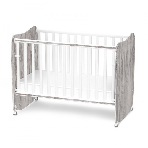 LORELLI ΒΡΕΦΙΚΗ ΚΟΥΝΙΑ ΜΕΤΑΤΡΕΠΟΜΕΝΗ ΣΕ ΚΡΕΒΑΤΙ STARS 60/120 WHITE/ARTWOOD 10150610030A