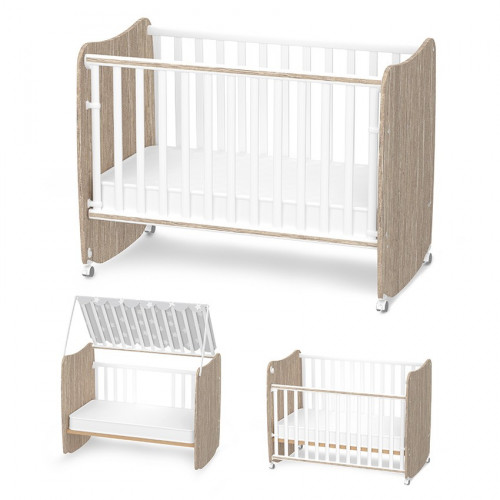 LORELLI ΒΡΕΦΙΚΗ ΚΟΥΝΙΑ ΜΕΤΑΤΡΕΠΟΜΕΝΗ ΣΕ ΚΡΕΒΑΤΙ STARS 60/120 WHITE/AMBER 10150610035A