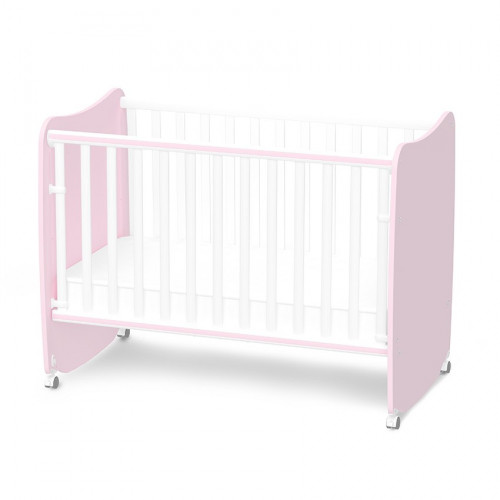 LORELLI ΒΡΕΦΙΚΗ ΚΟΥΝΙΑ ΜΕΤΑΤΡΕΠΟΜΕΝΗ ΣΕ ΚΡΕΒΑΤΙ STARS 60/120 WHITE/ORCHID PINK 10150610038A