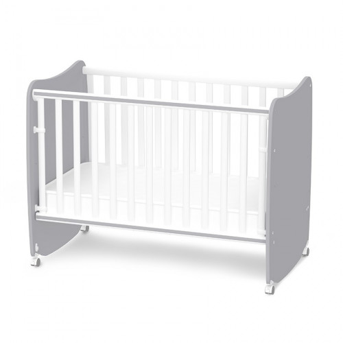 LORELLI ΒΡΕΦΙΚΗ ΚΟΥΝΙΑ ΜΕΤΑΤΡΕΠΟΜΕΝΗ ΣΕ ΚΡΕΒΑΤΙ STARS 60/120 WHITE/STONE GREY 10150610041A