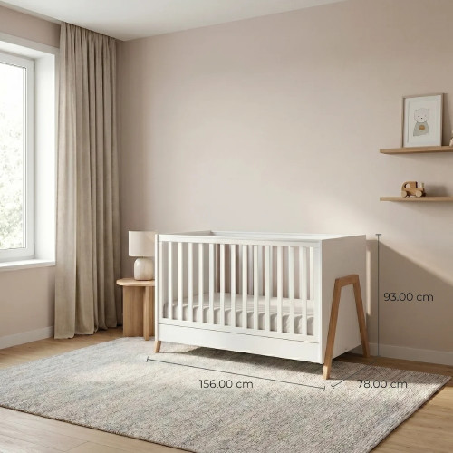 CASABABY ΚΡΕΒΑΤΙ ΠΡΟΕΦΗΒΙΚΟ OSLO WHITE 590109