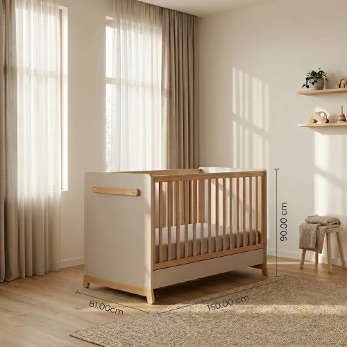 CASABABY ΚΡΕΒΑΤΙ ΠΡΟΕΦΗΒΙΚΟ PALMER ECRU 590295