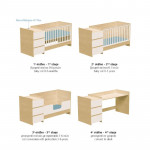 Casababy Combo Maxi — Πολυμορφικό Βρεφικό Κρεβάτι 3 σε 1Το Casababy Combo Maxi είναι ένα πολυμορφικό βρεφικό κρεβάτι 3 σε 1 που δεν απλώς «μεγαλώνει» μαζί με το παιδί — το ακολουθεί μέχρι τα σχολικά χρόνια αλλάζοντας εντελώς μορφή και λειτουργία.
