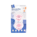 Πιπίλα μωρού με ορθοδοντική θηλή σιλικόνης.