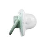 Η φωτογραφία δείχνει Πιπίλα μωρού με ορθοδοντική θηλή σιλικόνης.