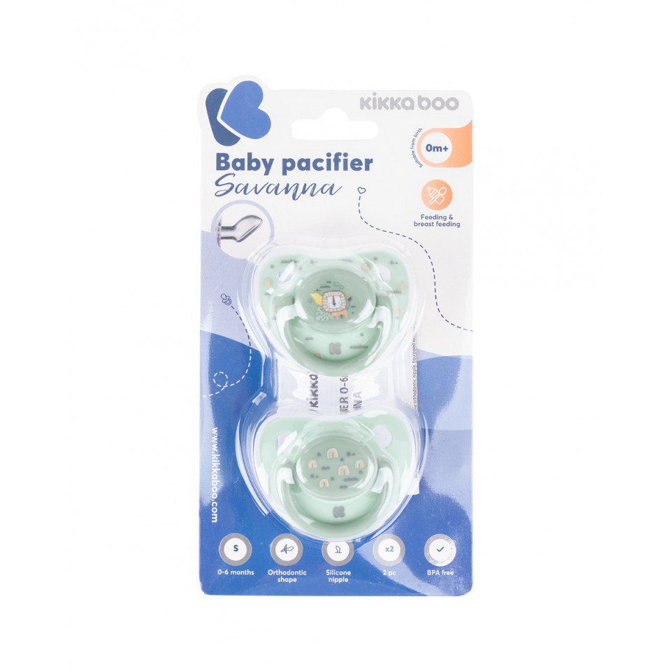 Η φωτογραφία δείχνει Πιπίλα μωρού με ορθοδοντική θηλή σιλικόνης.