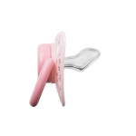 Η φωτογραφία δείχνει Πιπίλα μωρού με ορθοδοντική θηλή σιλικόνης.