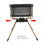 Το Chic 2 in 1 είναι το νέο λίκνο-κούνια της Bebe Stars, στο οποίο το μωρό σας μπορεί να κοιμηθεί με ασφάλεια, ενώ μπορείτε να είστε δίπλα του και να νιώθει προστασία.