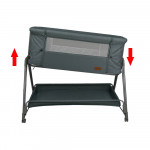 Η φωτογραφία δείχνει Το Pearl είναι το νέο λίκνο που σχεδίασε η Bebe Stars, ώστε το μωρό σας να κοιμάται με ασφάλεια, ενώ είστε δίπλα του και νιώθει προστασία.