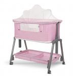 LORELLI ΒΡΕΦΙΚΟ ΛΙΚΝΟ-ΠΑΡΚΟΚΡΕΒΑΤΟ LAYLA 2 IN 1 PINK 10080742613