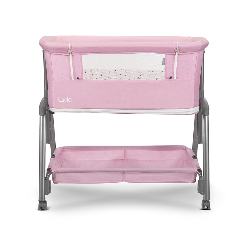 LORELLI ΒΡΕΦΙΚΟ ΛΙΚΝΟ-ΠΑΡΚΟΚΡΕΒΑΤΟ LAYLA 2 IN 1 PINK 10080742613