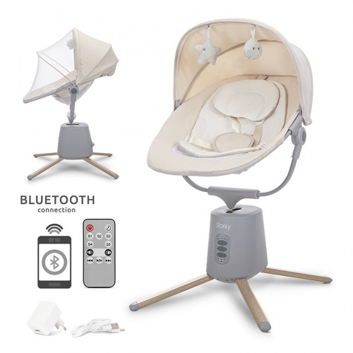 LORELLI ΒΡΕΦΙΚΟ ΗΛΕΚΤΡΙΚΟ ΡΙΛΑΞ STORKY BEIGE 10090122603
