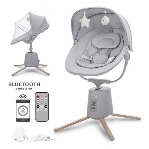LORELLI ΒΡΕΦΙΚΟ ΗΛΕΚΤΡΙΚΟ ΡΙΛΑΞ STORKY GREY 10090122604