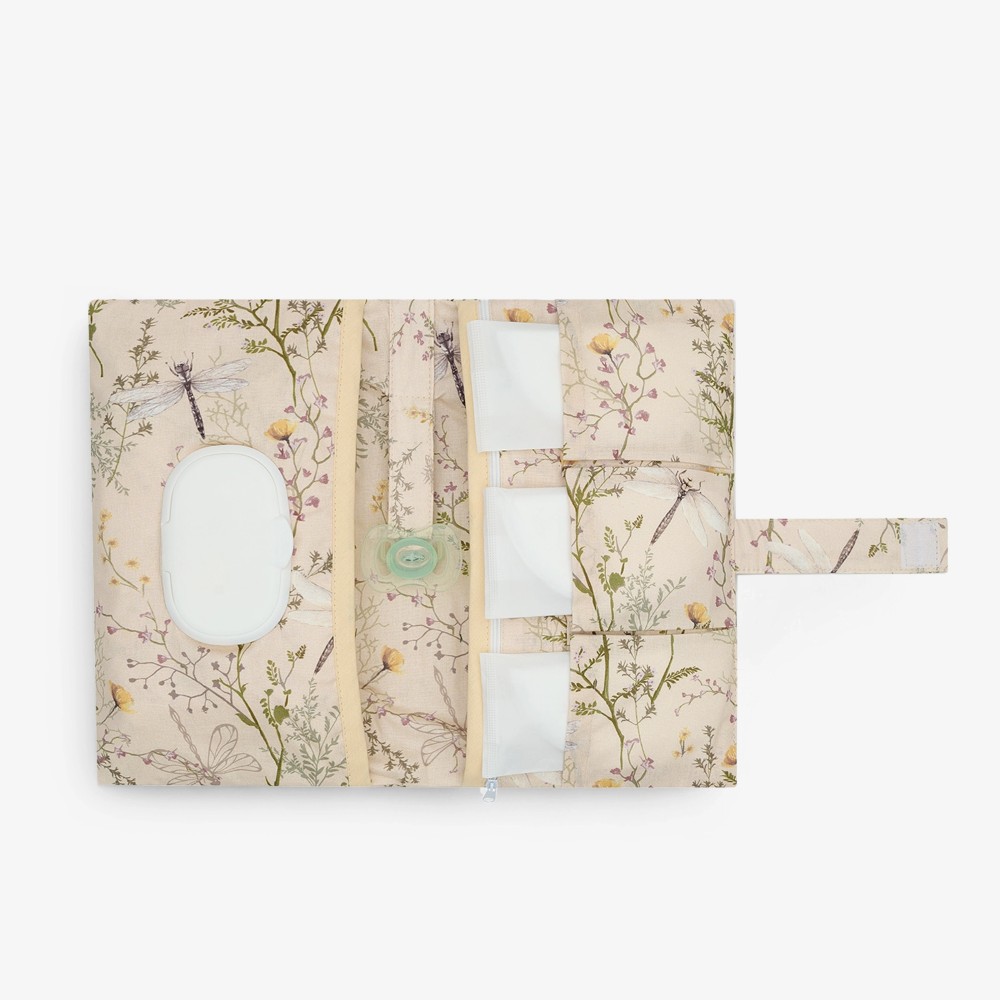 KIKKA BOO ΥΦΑΣΜΑΤΙΝΗ ΘΗΚΗ ΓΙΑ ΠΑΝΑ ΚΑΙ ΜΩΡΟΜΑΝΤΗΛΑ Υποδοχή πάνας κατασκευασμένη από 100% βαμβακερό υλικό.