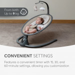 Η φωτογραφία δείχνει Ηλεκτρική Κούνια Ρηλάξ Kikka boo Twiddle Mint 2024Το Twiddle είναι εδώ με ένα ΝΕΟ σχέδιο! Η κούνια είναι ελαφριά και άνετη και είναι εντελώς αθόρυβη.