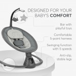 Ηλεκτρική Κούνια Ρηλάξ Kikka boo Twiddle Mint 2024Το Twiddle είναι εδώ με ένα ΝΕΟ σχέδιο! Η κούνια είναι ελαφριά και άνετη και είναι εντελώς αθόρυβη.