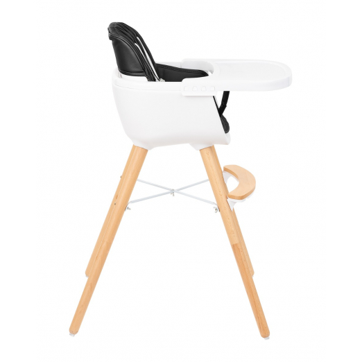 Ξύλινο καρεκλάκι 2 σε 1 κατάλληλο για διαφορετικά παιδικά στάδια της εταιρείας Kikka BooΑναλυτικά Χαρακτηριστικά:Κατάλληλο για παιδιά που μπορούν να καθίσουν χωρίς βοήθεια και έως 36 μήνες - στάδιο 1.