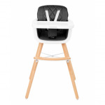 Ξύλινο καρεκλάκι 2 σε 1 κατάλληλο για διαφορετικά παιδικά στάδια της εταιρείας Kikka BooΑναλυτικά Χαρακτηριστικά:Κατάλληλο για παιδιά που μπορούν να καθίσουν χωρίς βοήθεια και έως 36 μήνες - στάδιο 1.