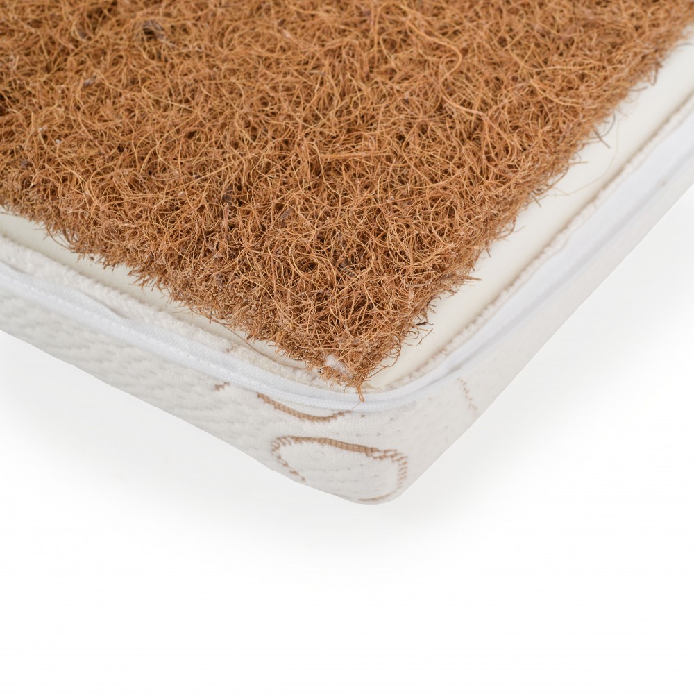 Το στρώμα Air Memory, μεγέθους 120/60/11, αποτελείται από τρία στρώματα: ένα εσωτερικό στρώμα από αφρό πολυουρεθάνης υψηλής πυκνότητας, ένα στρώμα αφρού μνήμης 2 cm στη μία πλευρά και ένα στρώμα καρύδας 2 cm από την άλλη πλευρά.