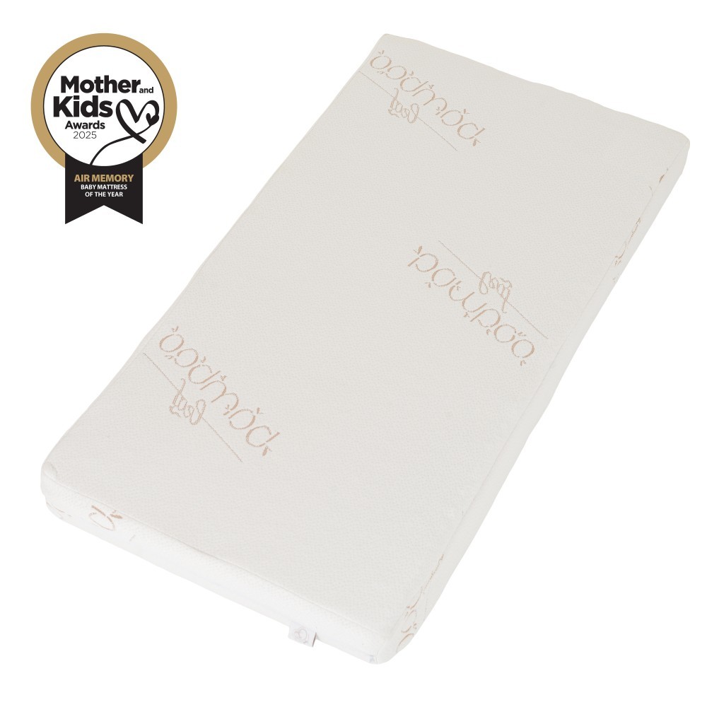 Το στρώμα Air Memory, μεγέθους 120/60/11, αποτελείται από τρία στρώματα: ένα εσωτερικό στρώμα από αφρό πολυουρεθάνης υψηλής πυκνότητας, ένα στρώμα αφρού μνήμης 2 cm στη μία πλευρά και ένα στρώμα καρύδας 2 cm από την άλλη πλευρά.