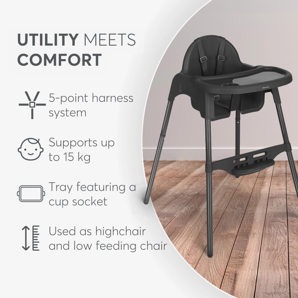 Η φωτογραφία δείχνει Το Jammy συνθέτει ένα ιδανικό περιβάλλον για την ώρα του φαγητού ενώ ταυτόχρονα εγγυάται την ασφάλεια του παιδιού και τη δικιά σας ευκολία.