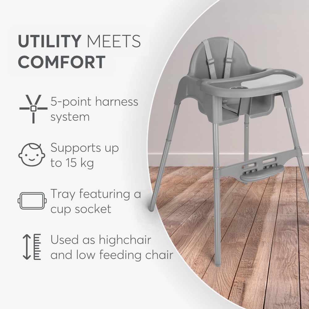 Το Jammy συνθέτει ένα ιδανικό περιβάλλον για την ώρα του φαγητού ενώ ταυτόχρονα εγγυάται την ασφάλεια του παιδιού και τη δικιά σας ευκολία.