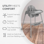 Το Jammy συνθέτει ένα ιδανικό περιβάλλον για την ώρα του φαγητού ενώ ταυτόχρονα εγγυάται την ασφάλεια του παιδιού και τη δικιά σας ευκολία.