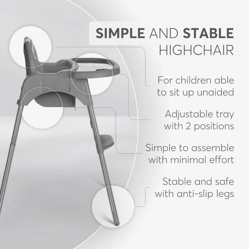 Το Jammy συνθέτει ένα ιδανικό περιβάλλον για την ώρα του φαγητού ενώ ταυτόχρονα εγγυάται την ασφάλεια του παιδιού και τη δικιά σας ευκολία.