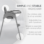 Το Jammy συνθέτει ένα ιδανικό περιβάλλον για την ώρα του φαγητού ενώ ταυτόχρονα εγγυάται την ασφάλεια του παιδιού και τη δικιά σας ευκολία.