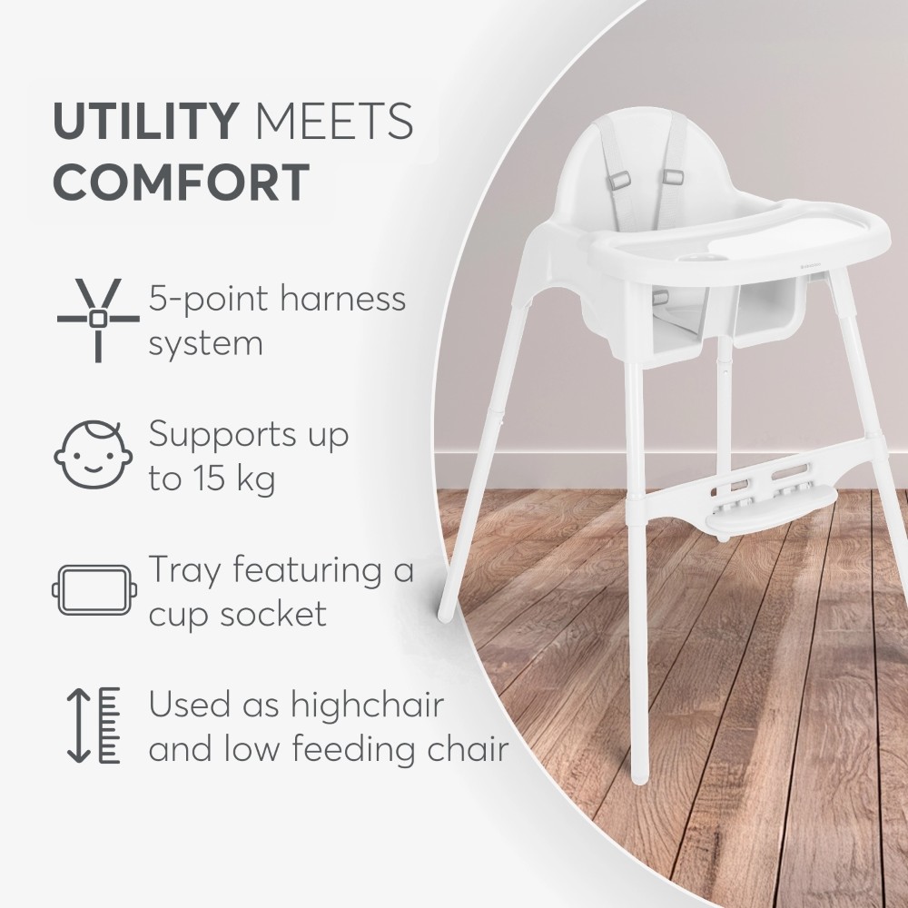 Η φωτογραφία δείχνει Το Jammy συνθέτει ένα ιδανικό περιβάλλον για την ώρα του φαγητού ενώ ταυτόχρονα εγγυάται την ασφάλεια του παιδιού και τη δικιά σας ευκολία.