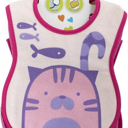 ΣΑΛΙΑΡΑ ΥΦΑΣΜΑΤΙΝΗ CHICCO EASY MEAL PINK 3TMX 6+M F03-16301-10