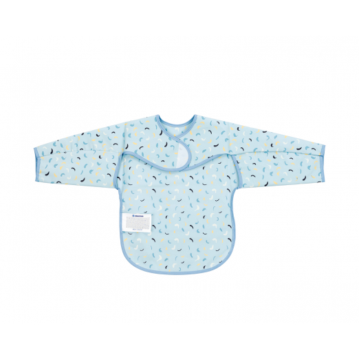 Η φωτογραφία δείχνει Κατασκευασμένο από αδιάβροχο υλικό EVAΑσφαλές και εύκολο στον καθαρισμόΜε συλλέκτη ψίχουλων και κούμπωμα velcroΚατάλληλο για παιδιά 4+ μηνώνΔιαστάσεις:Προϊόν: 73х0,2х40 cm / Β.