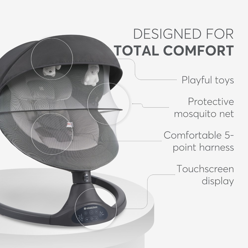 Η φωτογραφία δείχνει Ηλεκτρικό ρηλάξ της εταιρείας Kikka boo.