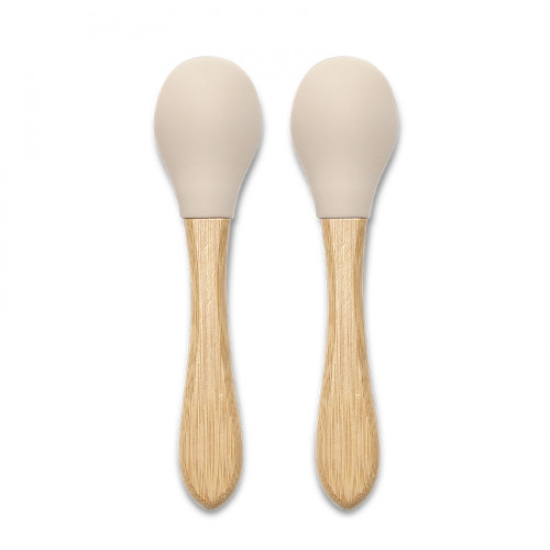 LORELLI ΣΕΤ 2 ΤΕΜ ΚΟΥΤΑΛΑΚΙΑ ΣΙΛΙΚΟΝΗΣ BAMBOO BEIGE 10230680005