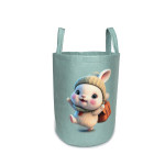 Υφασμάτινο καλάθι αποθήκευσης για την τακτοποίηση του παιδικού-βρεφικού δωματίου, διαστάσεων 50X30X45 cm και χωρητικότητας έως 32L με χρωματιστό σχέδιο ψηφιακής εκτύπωσης για να ομορφαίνει το δωμάτιο.