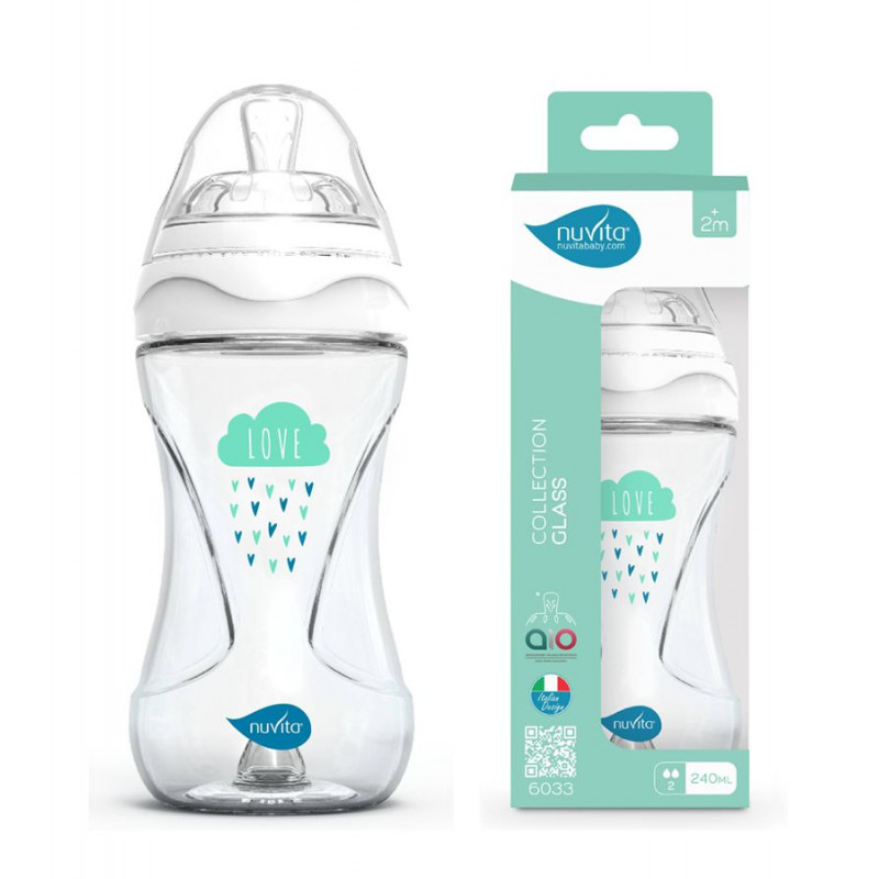 Το Materno Feel Glass&nbsp;είναι το μπιμπερό κατά των κολικών από βοριοπυριτικό γυαλί με ειδική θηλή που μιμείται τη θηλή της μητέρας ως προς το σχήμα, την ελαστικότητα και την κίνηση, διευκολύνοντας την εναλλαγή θηλασμού χωρίς να διακόπτει τη φυσική συνήθεια σίτισης του μωρού.