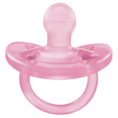 Chicco Πιπίλα Όλο Σιλικόνη PhysioForma Soft Ροζ Για 6-16 Μηνών C60-73091-92