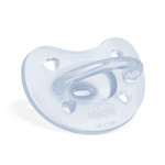 Η φωτογραφία δείχνει Chicco Πιπίλα Όλο Σιλικόνη PhysioForma Soft Σιέλ Για 0-6 ΜηνώνΕξαιρετικά απαλή και λεπτή στο δέρμα του μωρού.