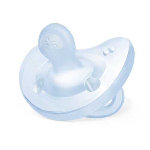Chicco Πιπίλα Όλο Σιλικόνη PhysioForma Soft Σιέλ Για 0-6 Μηνών C60-73091-94