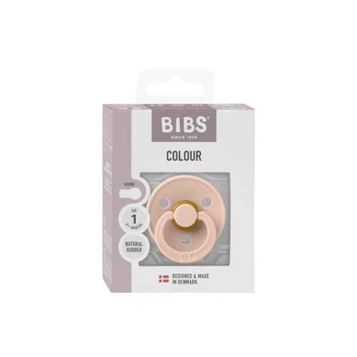 BIBS ΠΙΠΙΛΑ COLOUR – BLUSH– ΣΤΡΟΓΓΥΛΗ No1 1001000244