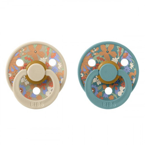 BIBSxLIBERTY ΣΕΤ ΠΙΠΙΛΕΣ 2ΤΜΧ – JUNE BLOSSOM VANILLA MIX – ΣΤΡΟΓΓΥΛΗ No1 11021103