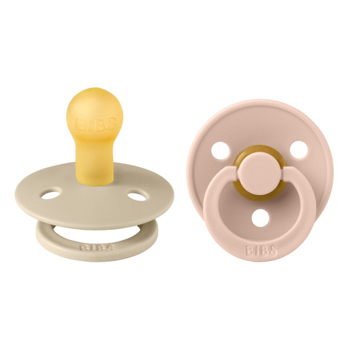 BIBS ΣΕΤ ΠΙΠΙΛΕΣ 2ΤΜΧ – COLOUR – VANILLA/BLUSH – ΣΤΡΟΓΓΥΛΗ No1 110213
